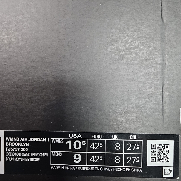 New Air Jordan 1 Brooklyn Women's Boots - Picture 13 of 13